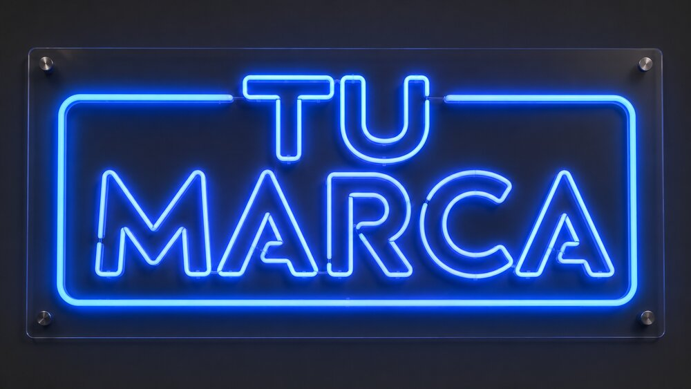 Letrero encendido